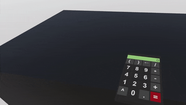 Make a fully functional calculator in Unity not only for VR, Part I