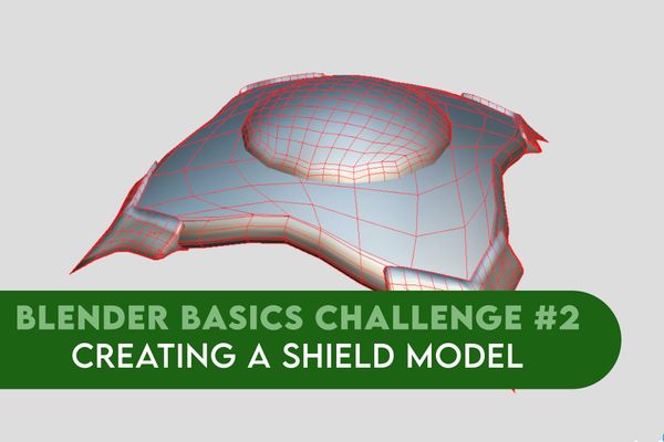 Blender Basics Challenge #2: Creating a Shield Model